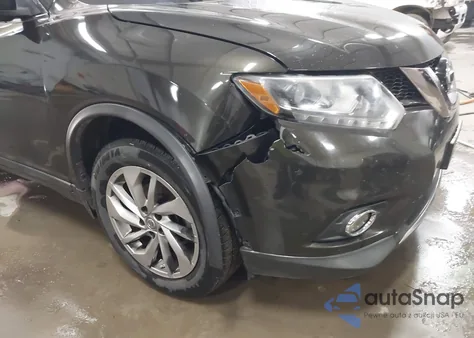 2015 Nissan Rogue Sl из США, поврежденный, VIN 5N1AT2MV0FC775818